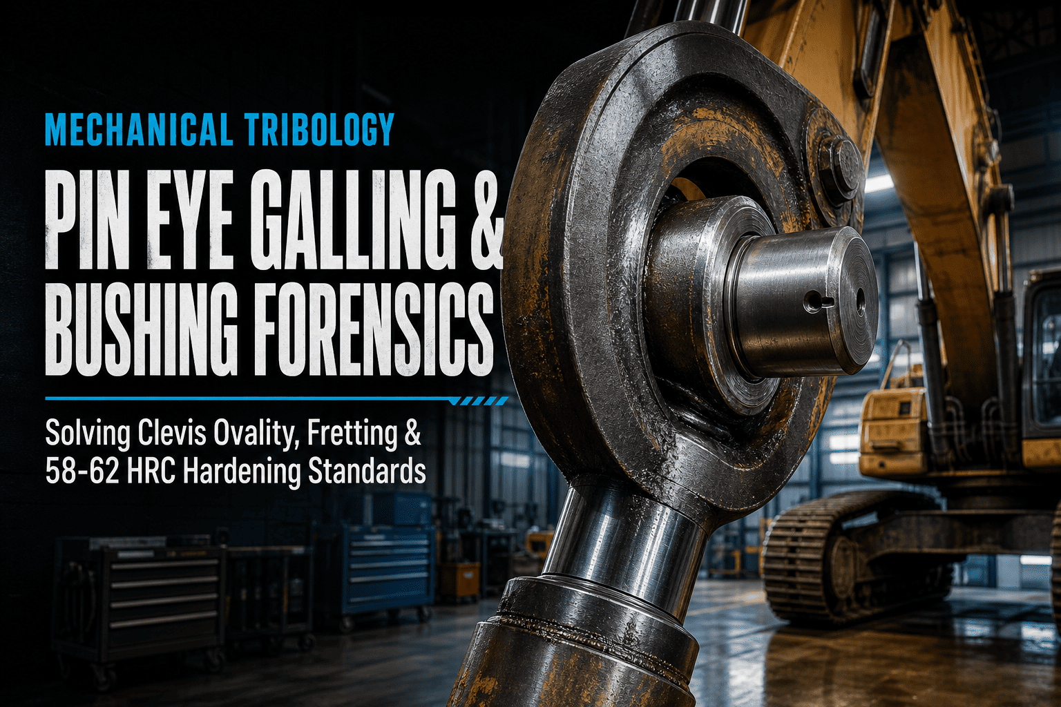 Hydraulic Cylinder Mounting Pin Eye and Bushing Failure: Forensic Analysis of Galling, Fretting, and Ovality