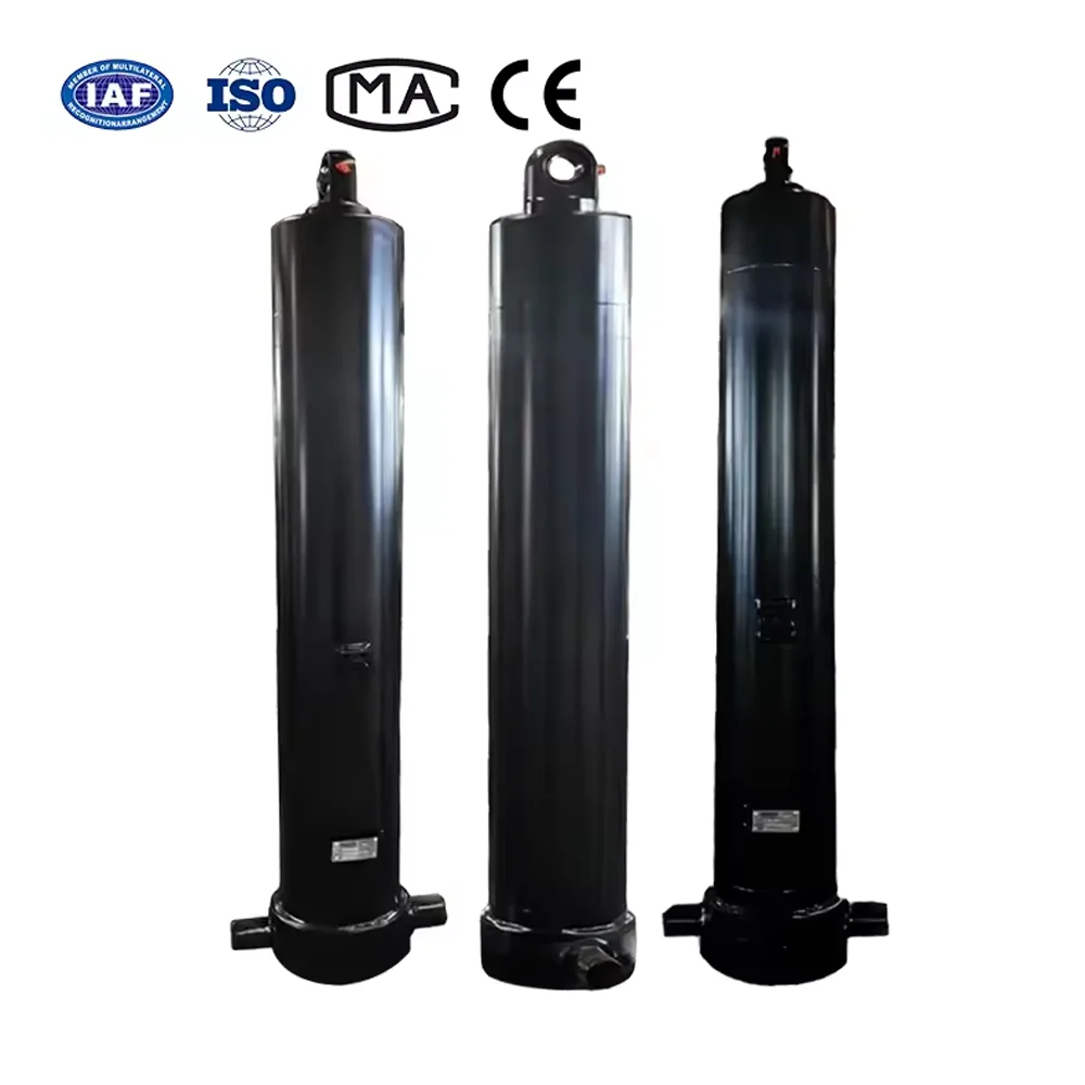 3-Stage Pin-to-Pin Telescopic Hydraulic Cylinder for Dump Bodies