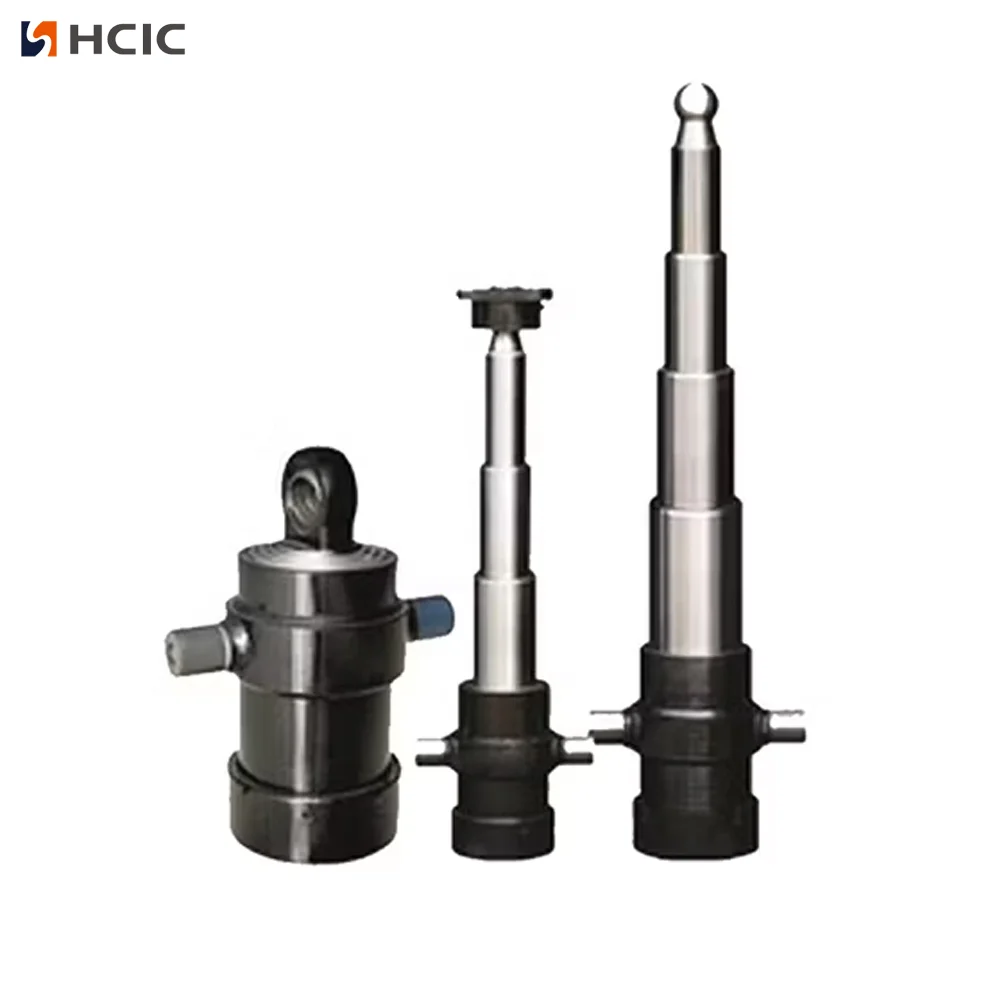 5-Stage Underbody Telescopic Hydraulic Cylinder