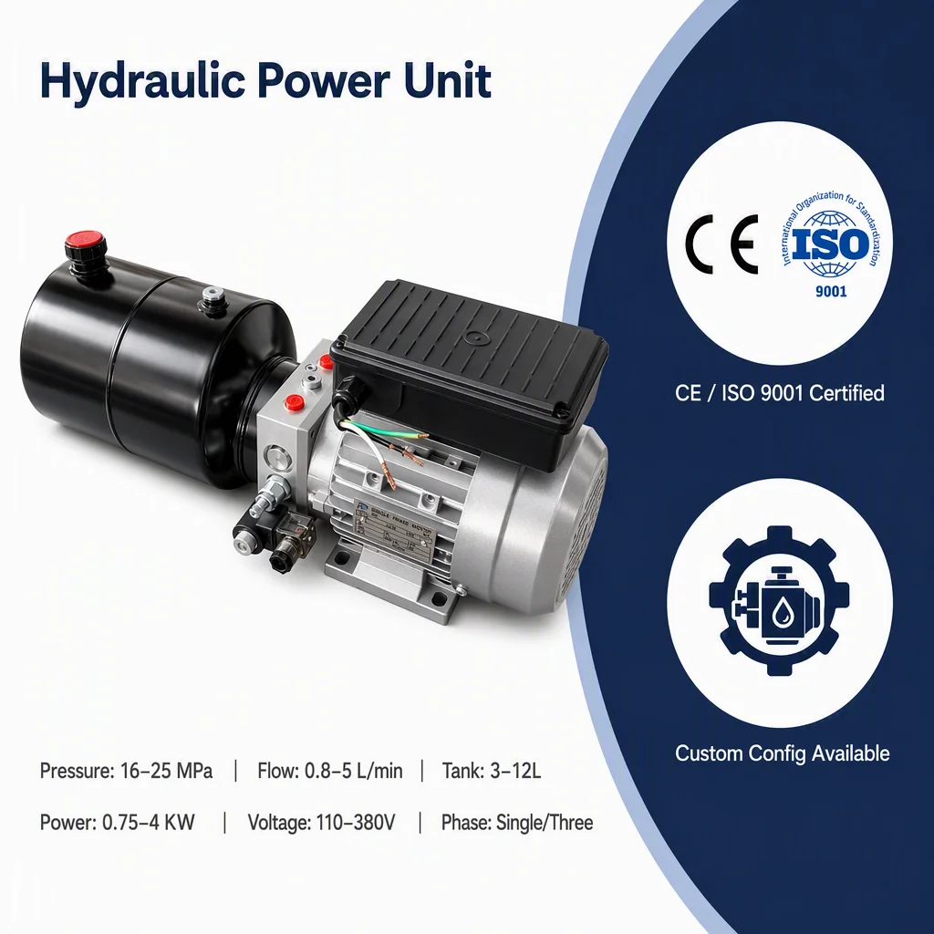 DC Hydraulic Power Unit