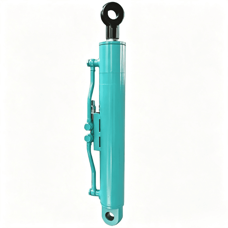 Front‑end loader boom hydraulic cylinder