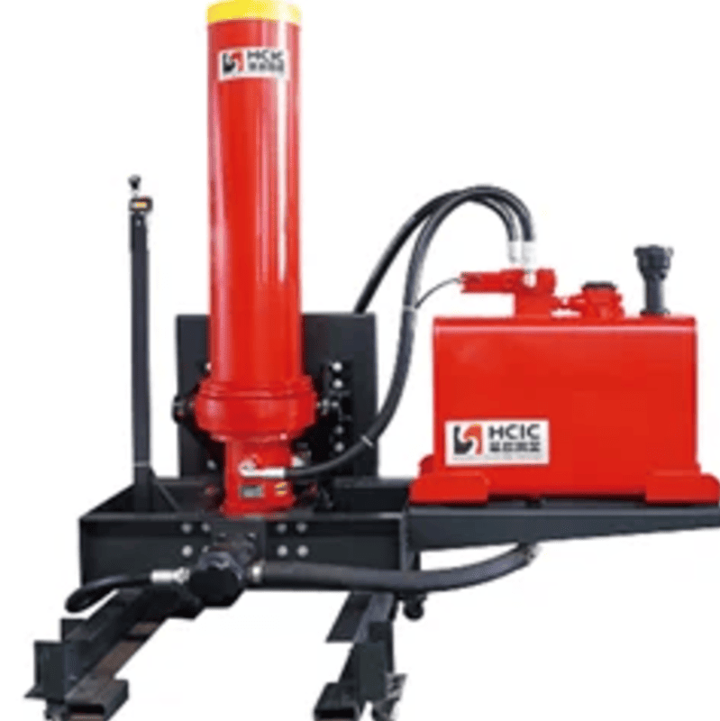 Front-mounted multi-stage hydraulic cylinder