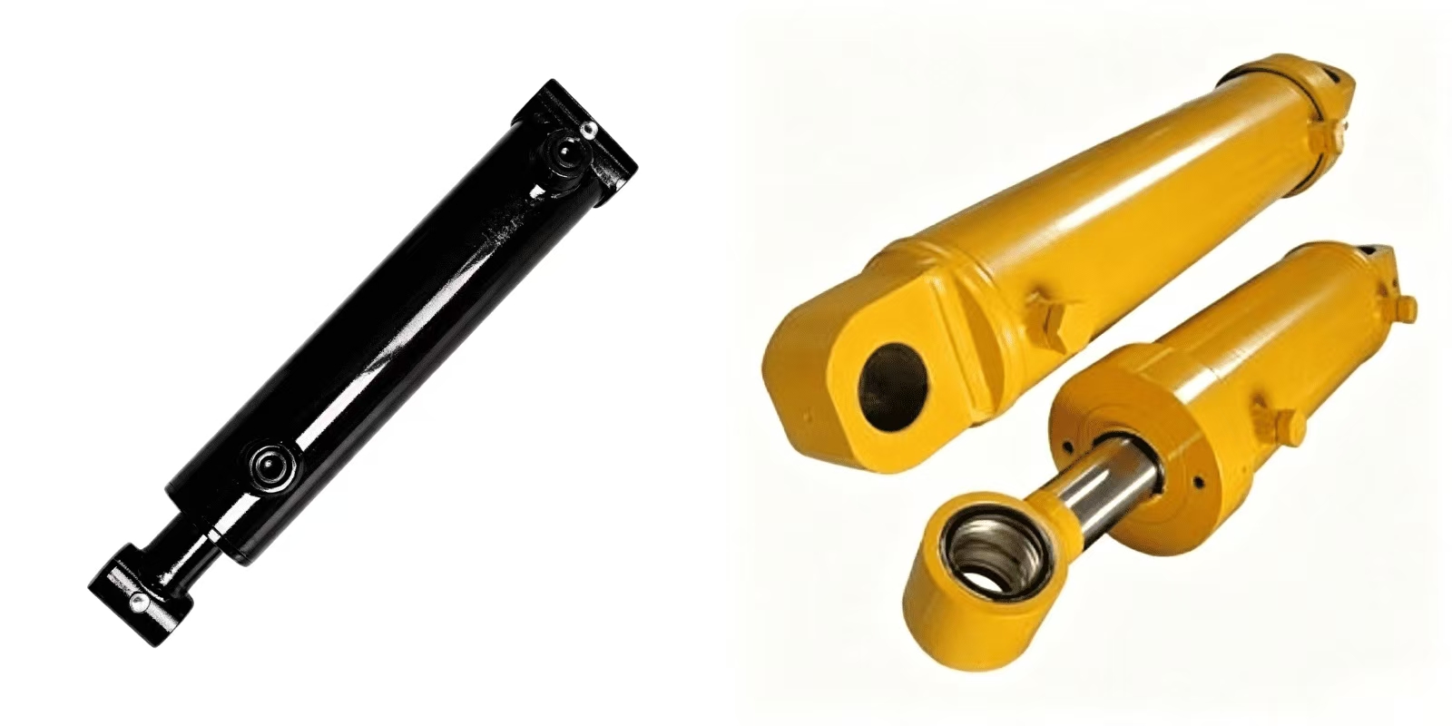 Front‑end loader boom hydraulic cylinder