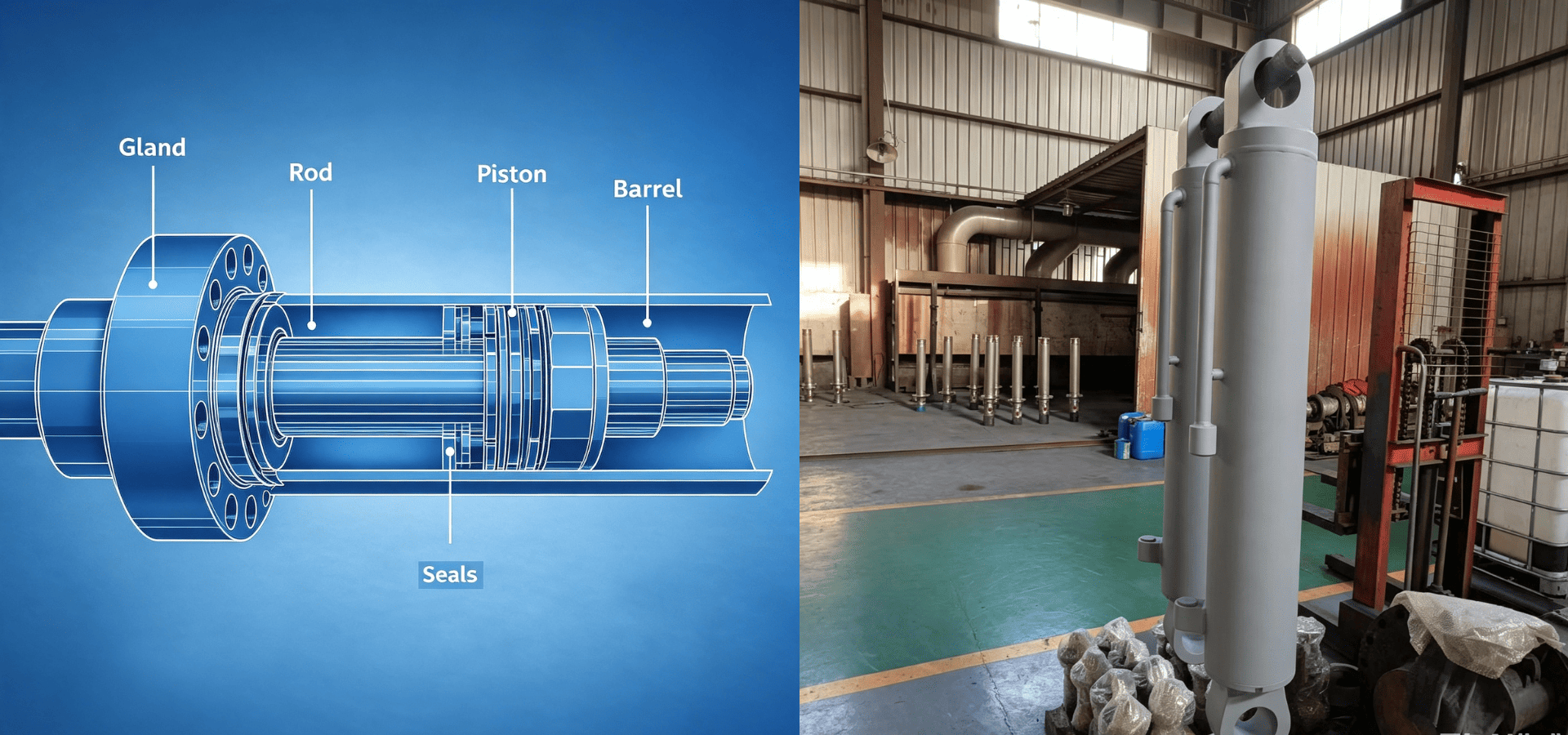 Hydraulic Cylinder for Beam Pumping Unit