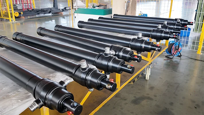 telescopic hydraulic cylinders